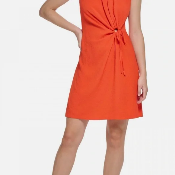 Calvin Klein Knot Sheath Dress - Picture 5 of 9